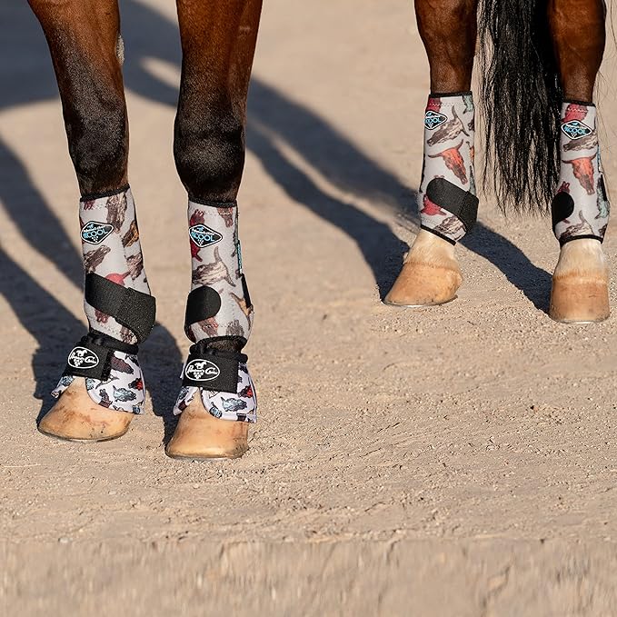 Professional's Choice 2XCOOL Sports Medicine Horse Boots | Protective & Breathable Design for Ultimate Comfort & Durability in Active Horses | Value 4 Pack