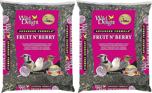 Wild Delight Fruit N' Berry Bird Food, 5 lb (Pack of 2)