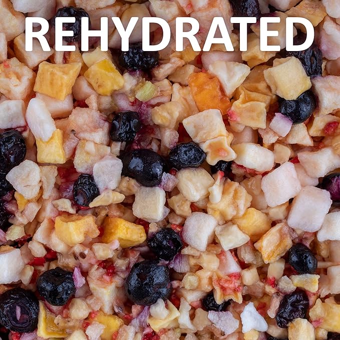 Healthy Herp Fruit Mix Instant Meal Reptile Food - Bearded Dragon Accessories & Bearded Dragon Food - Nutritious Blend for Bearded Dragons, Box Turtles, Tortoises, Hermit Crabs - 3.5 oz (99g)