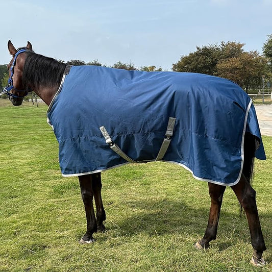 1200D Water-Resistant Winter Horse Trunout Blankets,Medium Weight Poly Sheets (US 78 inch/EU 145 cm)