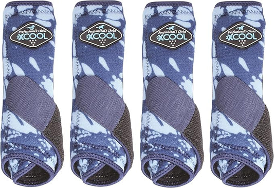 Professional's Choice 2XCOOL Sports Medicine Horse Boots | Protective & Breathable Design for Ultimate Comfort & Durability in Active Horses | Value 4 Pack