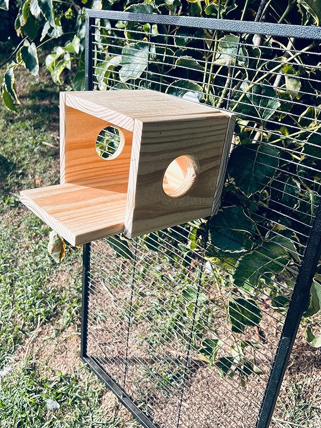 Chinchilla House Made of Kiln Dried Pine Also for Rats Birds Squirrels Mice Degu etc