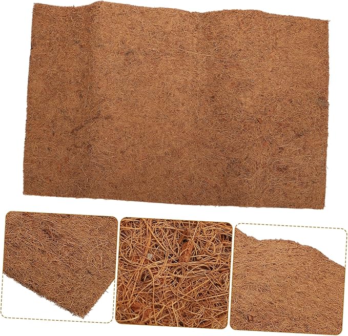BESPORTBLE Coconut Substrate Reptile Supplies Reptile Bed Mat Terrarium Bedding Breathable
