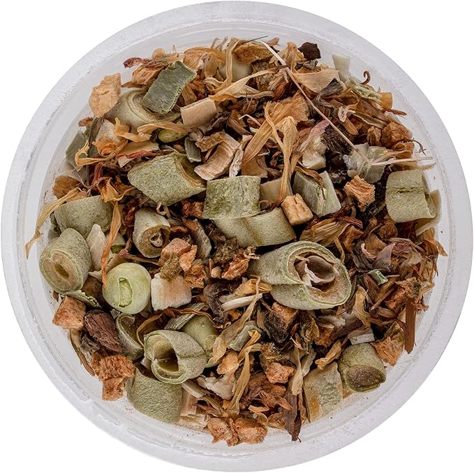 Healthy Herp Veggie Mix Instant Meal for Reptiles - Nutritious Bearded Dragon Accessories, Bearded Dragon Food - Made in USA - Quick Prep, for Box Turtles, Lizards, Tortoises - 7 x 0.16 oz (4.6g) Cups