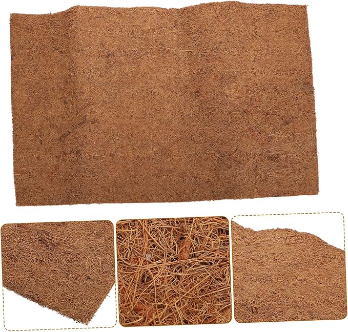 ERINGOGO Terrarium Bedding Reptile Mat Coconut Fiber 60x40cm Reptile Supplies Natural Bedding