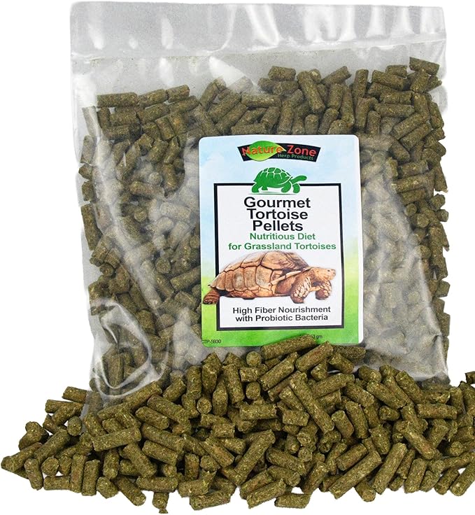 Nature Zone Gourmet Tortoise Pellets 1 lb, for Grassland, Desert, Tropical, Forest, Tortoisess