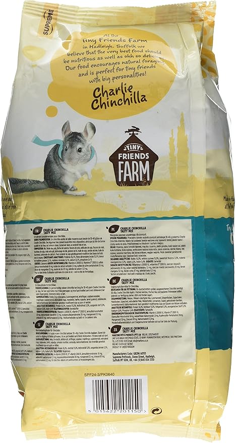 Supreme Charlie Chinchilla Tasty Mix (1.9lbs) (May Vary)