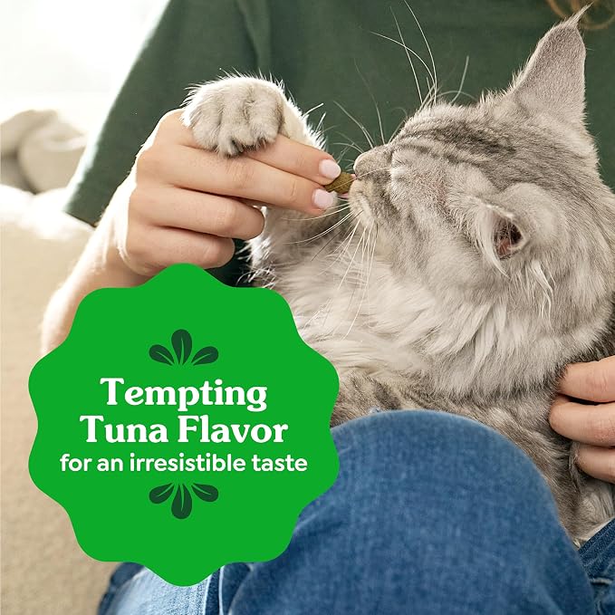 Greenies Cat Treats, Veterinarian-Recommended Adult Natural Dental Cat Treats, Tempting Tuna Flavor, 4.6 oz. Tub (Pack of 2) - Image 9