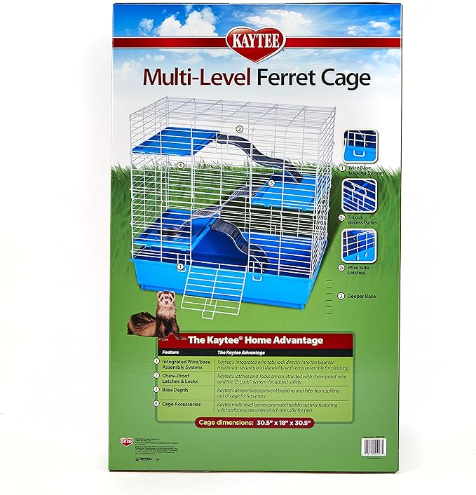 Kaytee My First Home Multi-Level Habitat for Pet Ferrets