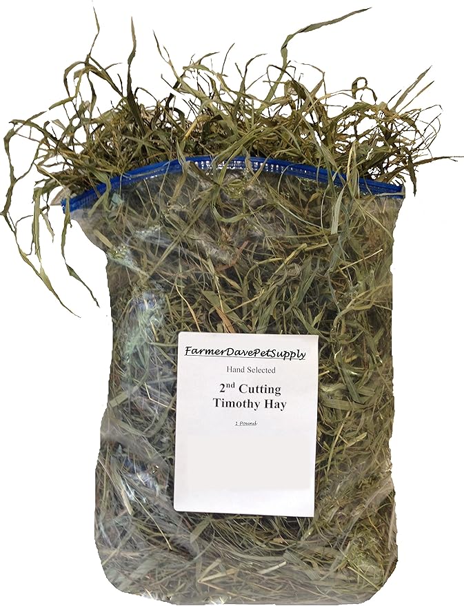 1 Lb Second Cut Timothy Hay, Bunny, Guinea Pig and Chinchilla Hay