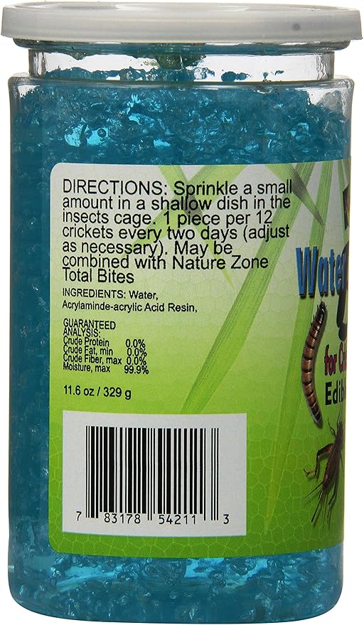 Nature Zone SNZ54211 Water Bites Food with Calcium for Crickets, 11.6-Ounce