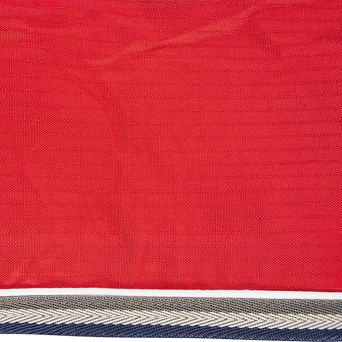 Classic Equine Stable Sheet, Open Front, Cardinal Red, Medium (75" - 77")