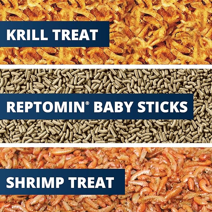 Tetra ReptoMin 3-in-1 Select-A-Food, 1.94 Ounces (55 Grams), Food and Treats Formulated for Aquatic Turtles