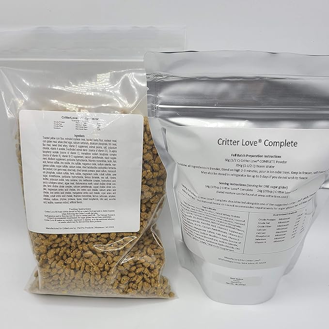 Complete & Fruity Kibble Sugar Glider Food - Combo Pack