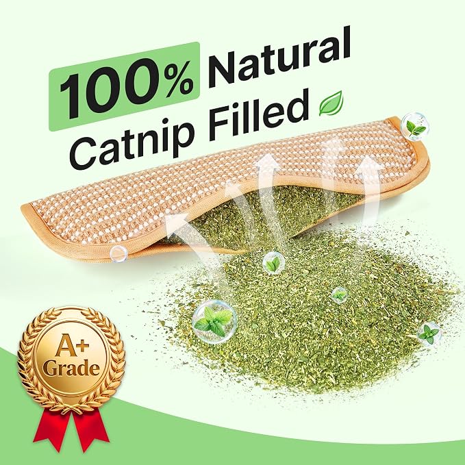 Potaroma Cat Toys Pack of 2 with 6000mg A+ Organic Catnip, Sisal Material - Image 2
