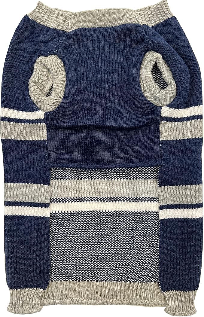 NFL Dallas Cowboys Dog Sweater, Size Extra Small. Warm and Cozy Knit Pet Sweater with NFL Team Logo, Best Puppy Sweater for Large and Small Dogs
