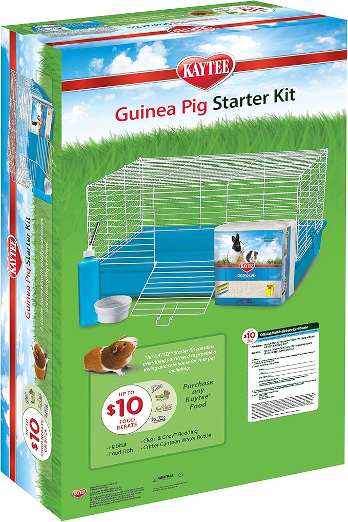 Kaytee My First Home Starter Kit Habitat for Pet Guinea Pigs