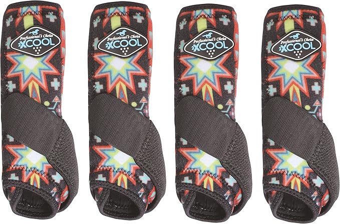 Professional's Choice 2XCOOL Sports Medicine Horse Boots | Protective & Breathable Design for Ultimate Comfort & Durability in Active Horses | Value 4 Pack