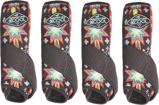 Professional's Choice 2XCOOL Sports Medicine Horse Boots | Protective & Breathable Design for Ultimate Comfort & Durability in Active Horses | Value 4 Pack