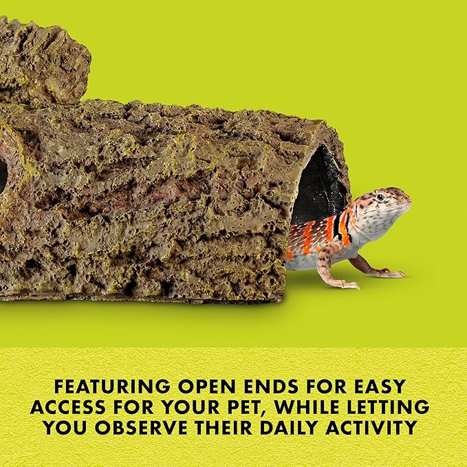 Zilla Pet Reptile Bark Bends Terrarium Decor, Large