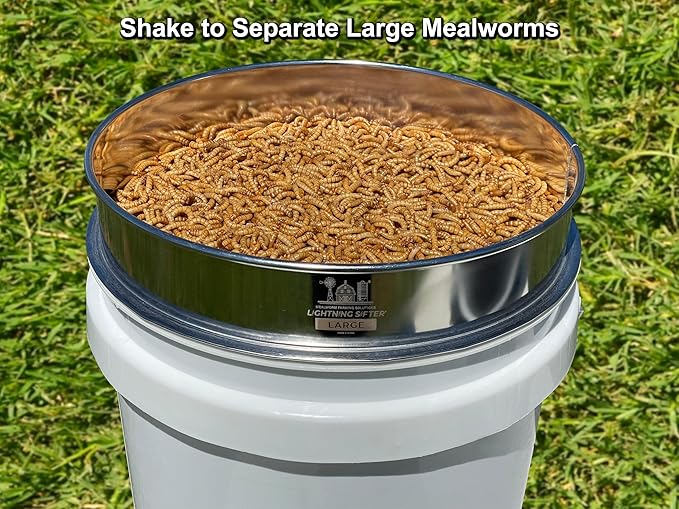 MFS' D-11 Lightning Sifter Large Mealworm Sifting Pan (2nd Gen)