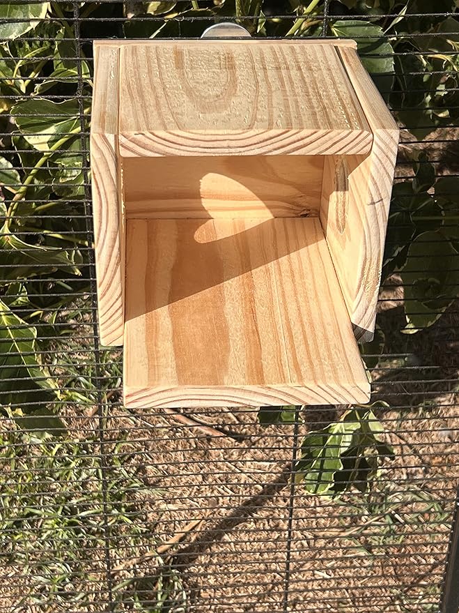 Chinchilla House Made of Kiln Dried Pine Also for Rats Birds Squirrels Mice Degu etc