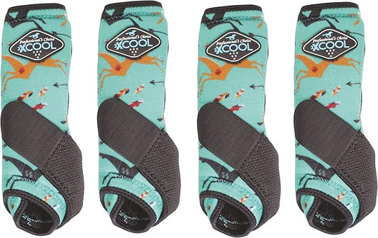 Professional's Choice 2XCOOL Sports Medicine Horse Boots | Protective & Breathable Design for Ultimate Comfort & Durability in Active Horses | Value 4 Pack