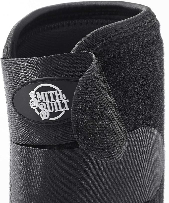 SmithBuilt Neoprene Athletic Front Boots for Horse, Large - Pair of Equine Protective Sport Wraps