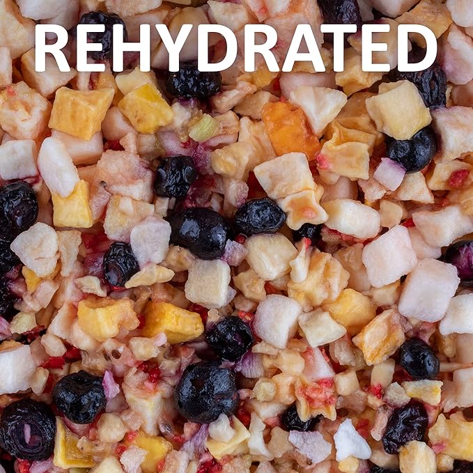 Healthy Herp Fruit Mix Instant Meal Reptile Food - Bearded Dragon Accessories & Bearded Dragon Food - Nutritious Blend for Bearded Dragons, Box Turtles, Tortoises, Hermit Crabs - 8.05 oz (230g)