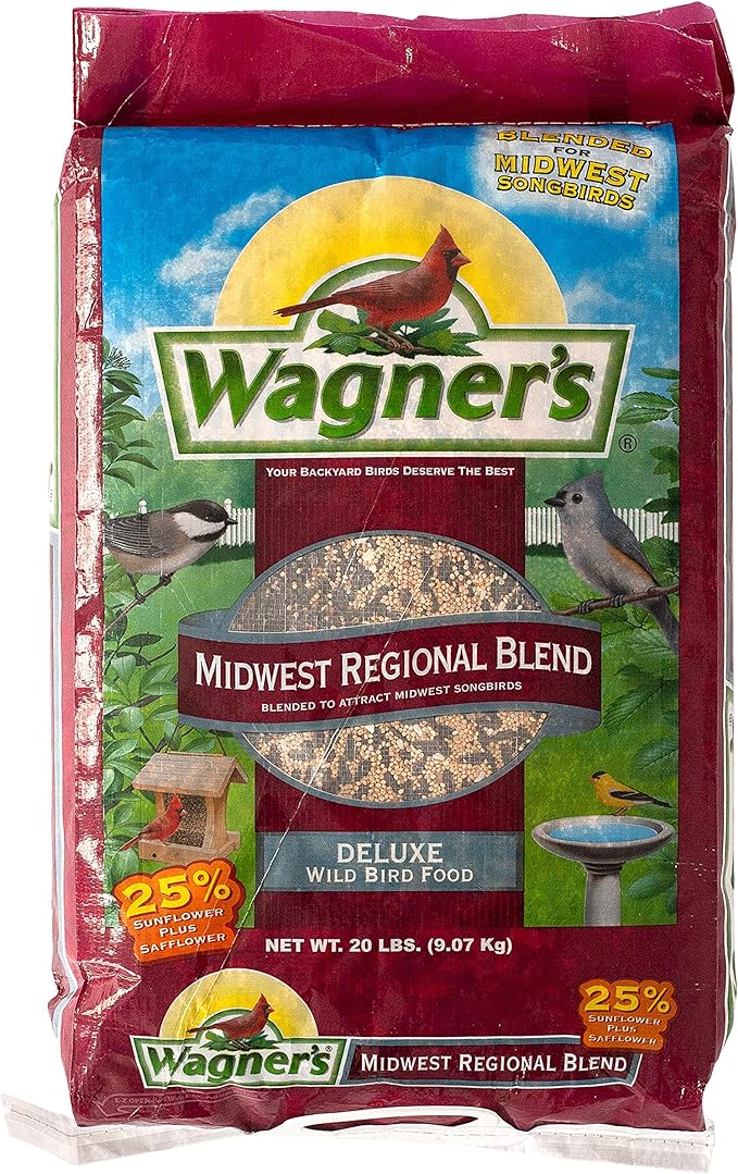 Wagner's Bird Food Bundle - Midwest Blend (20 lbs) + Deluxe Blend (10 lbs)