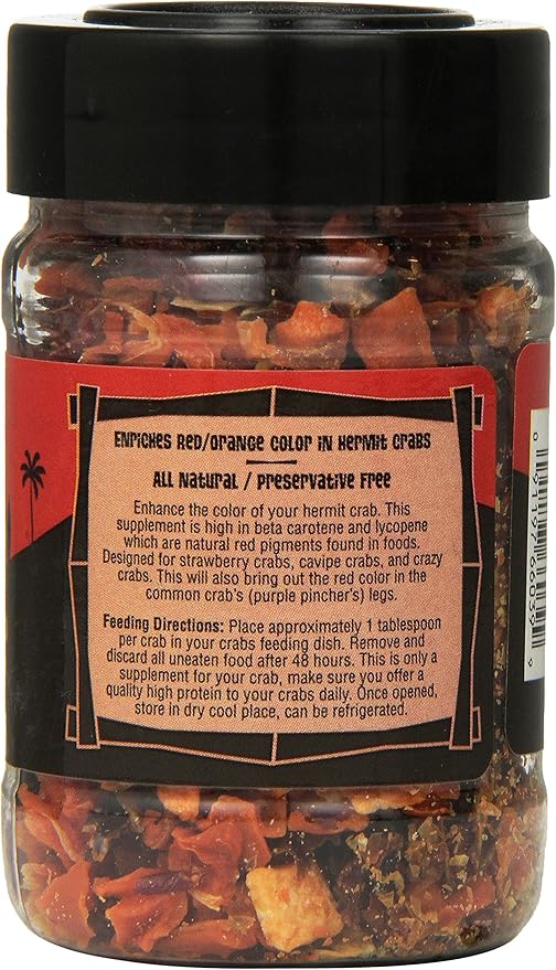 Fluker's Color Enhancer Treat for Hermit Crabs, Red