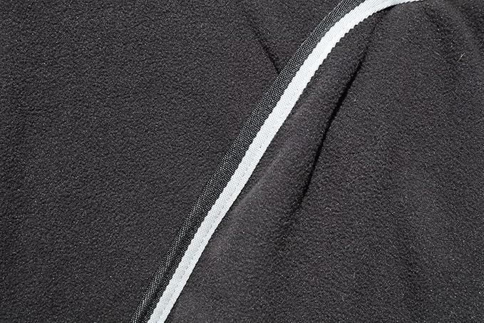 LEAFOREST Horse Fleece Blanket Polar Fleece Cooler Liner Soft Exercise Blankets for Horses Moisture Wicking Sheet in The Barn, Stable, Stall, Pasture, Paddock Black 84 inches