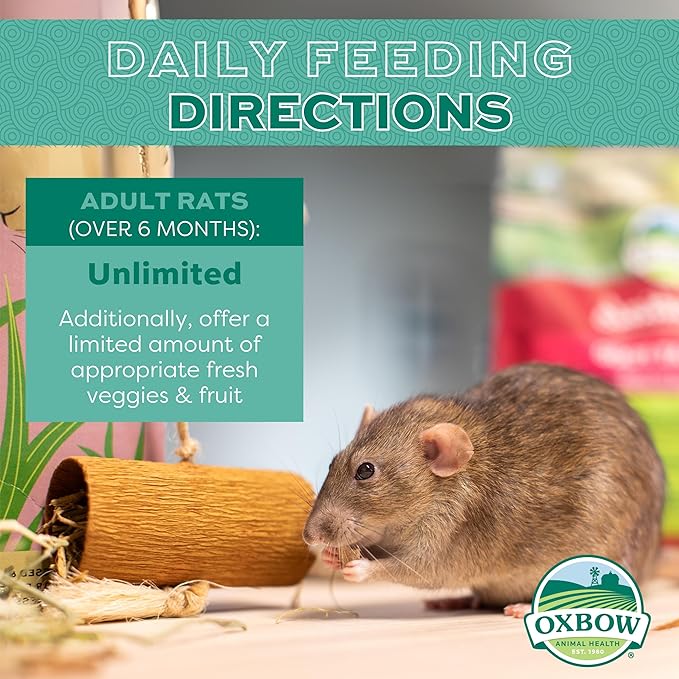 Oxbow Essentials Adult Rat Food - All Natural Adult Rat Food - 20 lb.