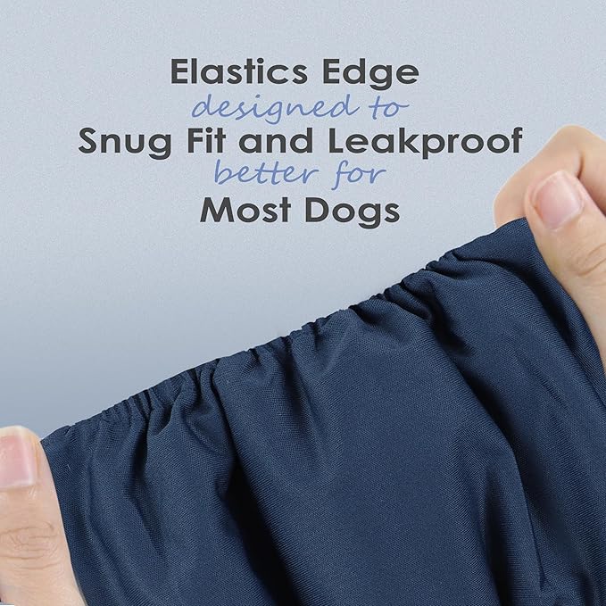 wegreeco Washable Male Dog Belly Band (Stylish Pattern)- Pack of 3 - Washable Male Dog Belly Wrap, Dog Diapers Male (Blue, Green, Black, X-Large)