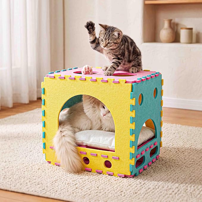 41 Pcs Interactive Cat Toys with Cat Puzzle Box, Cat Puzzle Toys, Kitten Toy - Image 2