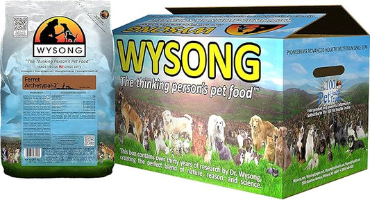 Wysong Ferret Archetypal-2 - Dry Ferret Food, 5 Pound Bags, (Pack of 4)