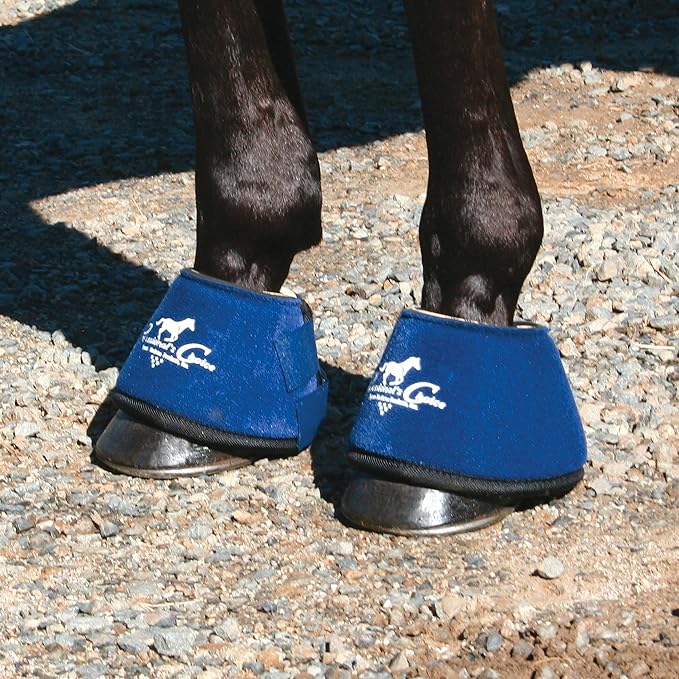 Professional's Choice Quick-Wrap Bell Boots | Ultimate in Hoof and Soft Tissue Protection | 360 Degree Wrap | Small, Medium, Large