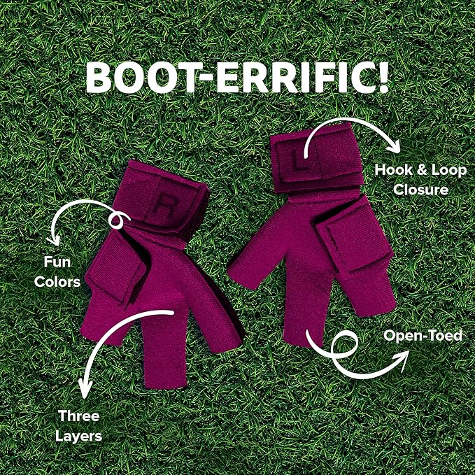 Chicken Shoes for Injured Feet – Protective Neoprene Footwear for Chicken, Open-Toe Design for Bumblefoot Relief, Made in USA - Large, 4" Max. Inside Width, Pink
