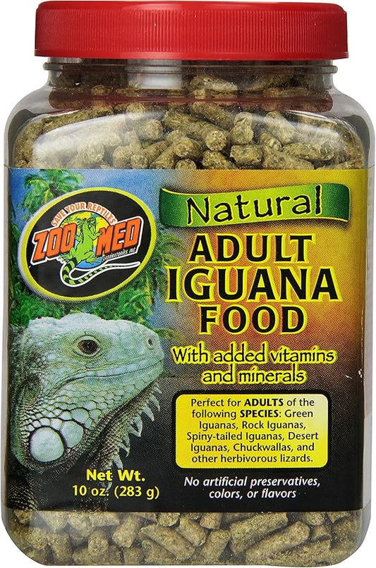 Zoo Med Laboratories SZMZM85 Iguana Adult Soft-Moist Pellets, 10-Ounce