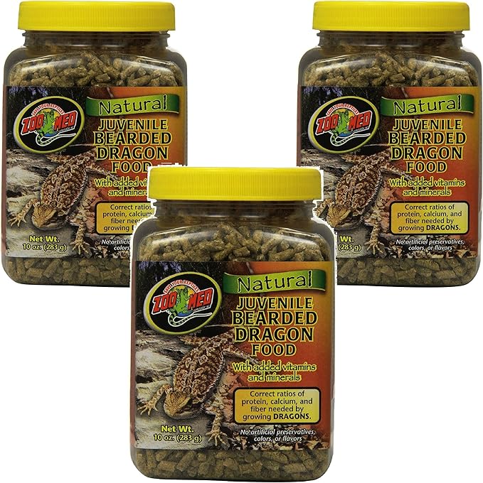 Zoo Med Bearded Dragon Food 10oz (3 Pack)