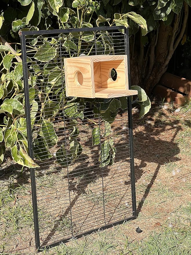 Chinchilla House Made of Kiln Dried Pine Also for Rats Birds Squirrels Mice Degu etc